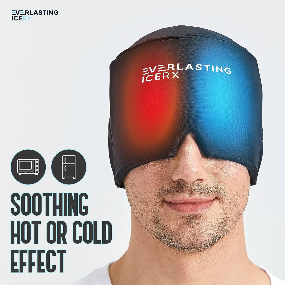 Form Fitting Gel Ice Headache Relief Hat Cold Therapy Headache Relie