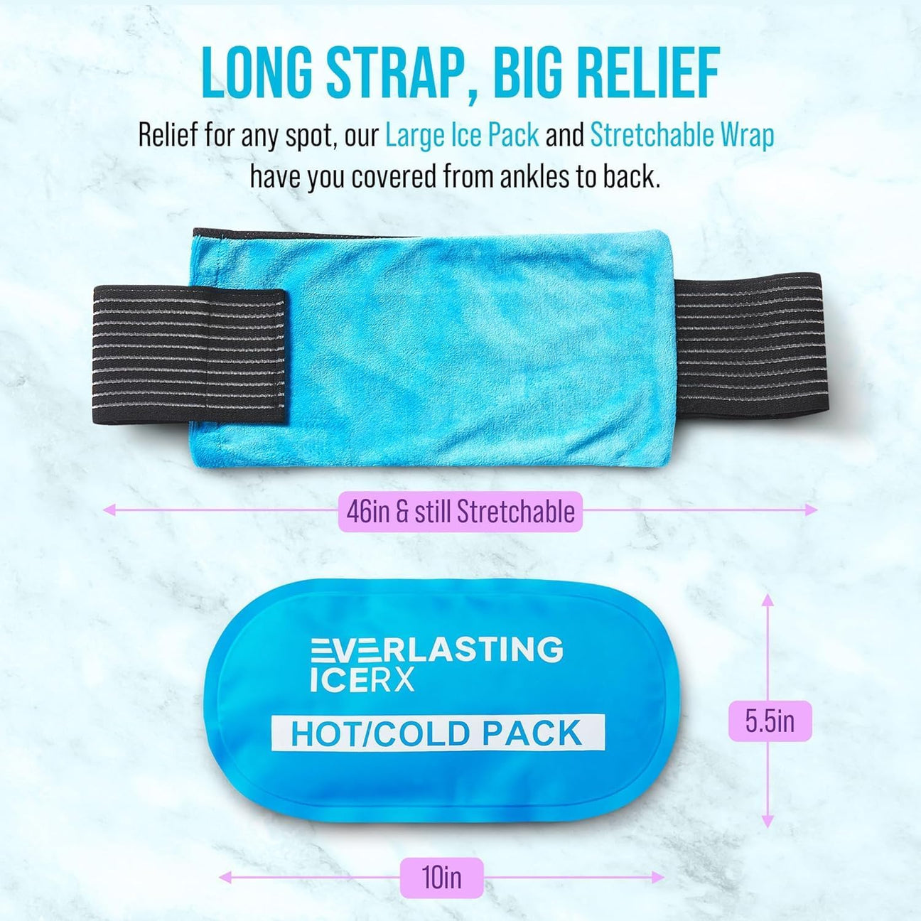 Reusable Hot & Cold Gel Ice Packs (5 x 10.5)