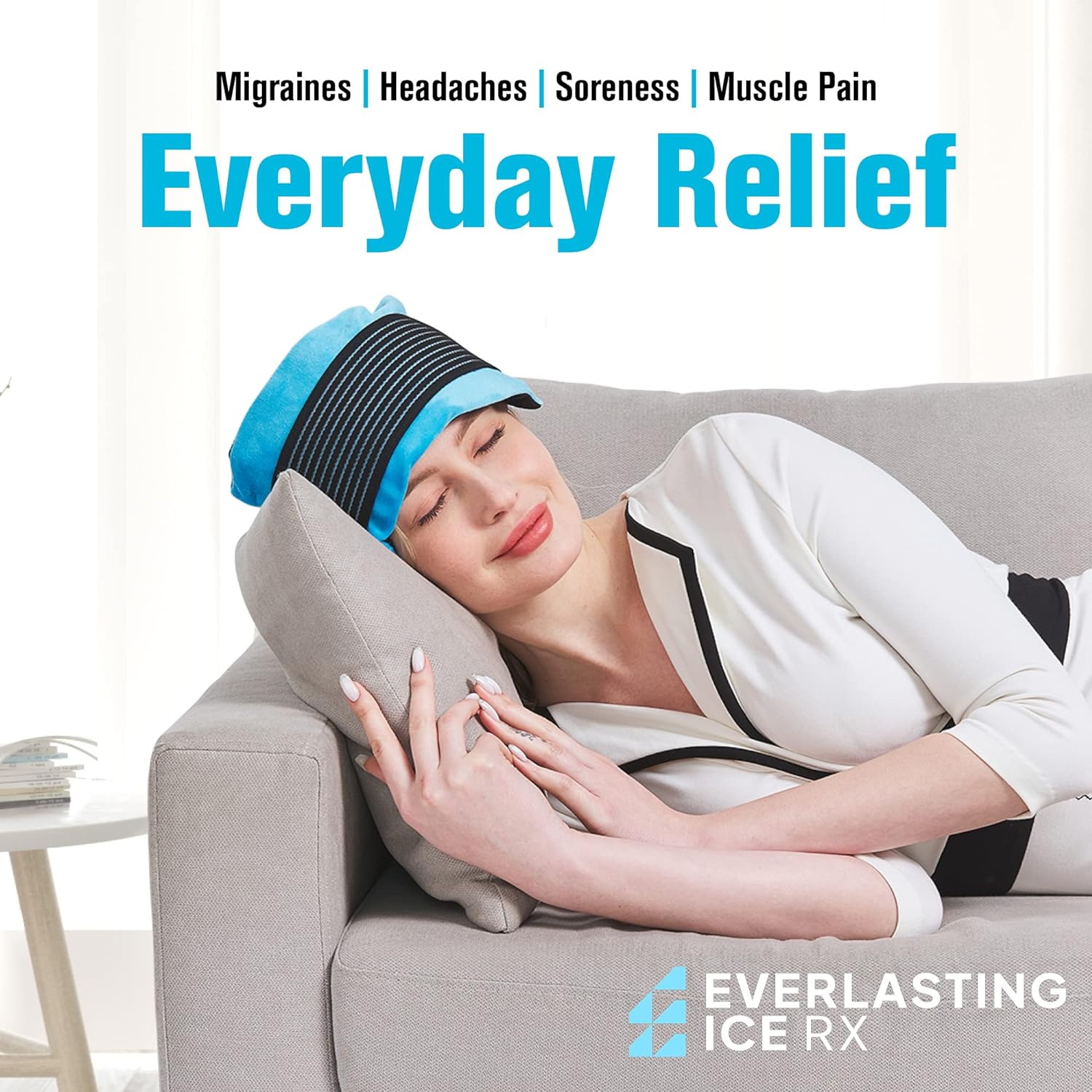 Reusable Hot and Cold Gel Ice Pack Wrap (2 Pack) - Hot and Cold