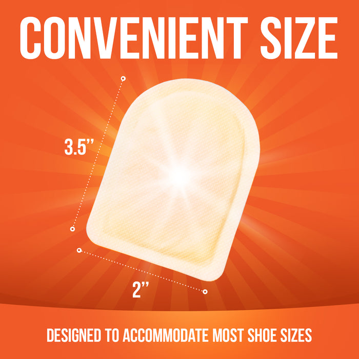 Toe Warmers 40 Pairs (80 Warmers) - Up to 10 Hours of Long Lasting Warmth and Toe Warmers for Feet - Easy Air Activation - Ultra Thin, TSA Approved